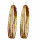 Earrings, 60mm, gold