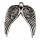50 Pendant / Charms double wing, Silver