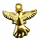 50 Pendants / Charms Angel, Gold