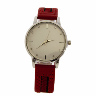 Modische Armbanduhr, Rot
