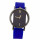 Modische Uhr mit Silikonarmband, Blau, ohne Batteriecheck!