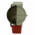 Extravagante Armbanduhr, Rot-Schwarz-Weiß, ohne Batteriecheck!