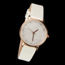 Ladies watch, white, no battery check!