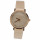 Armbanduhr mit Glitzereffekt, Beige/Rose, ohne Batteriecheck!
