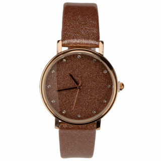 Ladies watch, brown, no battery check!