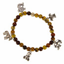 theme necklace, agate, animals
