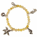 theme bracelet, honey jade, beach - only 2pcs left!