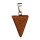 Pendant triangle, gold sandstone