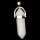 Anhänger Pendel, 40x8mm, weiße Jade