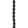 strand black agate, drops 12x8mm