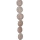 Strang Rosenquarz, Coin 15mm