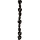 strand black agate, heart 10mm