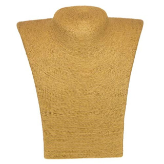 Schmuckbüste klein, Sisal, Hellbraun