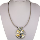 Fashionable necklace, multicoloured