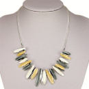 Fashionable necklace, multicoloured