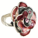 Fashionable stretch ring, multicoloured