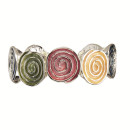 Fashionable stretch bracelet, multicoloured