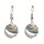 Fashionable earrings, multicoloured