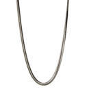 Schlangenkette flach, Edelstahl, 4,9mm, 60cm