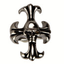 Special price: stainless steel biker ring, cross