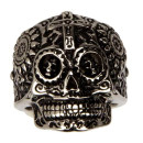 Special price: Stainless steel biker ring, skull