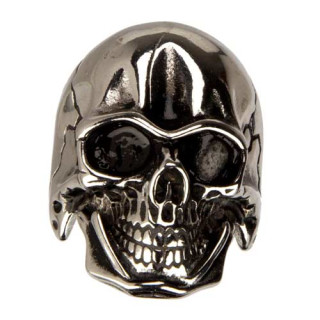 Special price: Stainless steel biker ring, skull