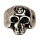Special price: Stainless steel biker ring, skull - only 2pcs left!