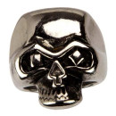 Special price: Stainless steel biker ring, skull