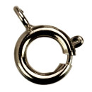 200 Springringe, 6mm, Silber