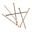 500g T-pins, 30mm, rose gold