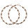 Creolen, 80x5mm, Rosegold