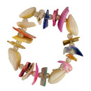Shell bracelet, colorful