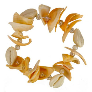 Shell bracelet, Apricot