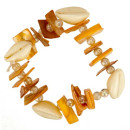 Shell bracelet, Apricot