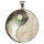 Pendant mother of pearl, Yin & Yang, 50mm