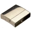 magnetic clasp, for 30x6mm, silver