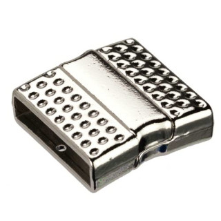 Magnetverschluss, für 18x4mm, Silber