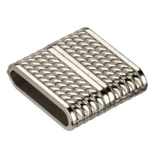 magnetic clasp, for 20x4mm, silver