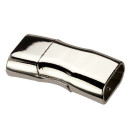 magnetic clasp, for 13x6mm, silver