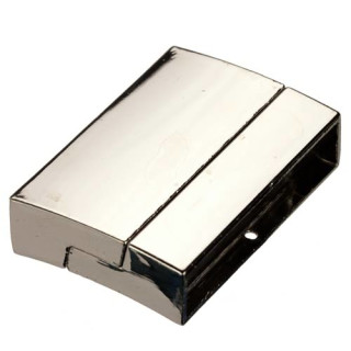 magnetic clasp, for 40x8mm, silver
