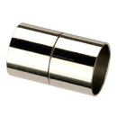 magnetic clasp, for 15mm, silver