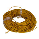 91m leather rope, 2mm, yellow
