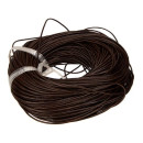 91m leather rope, 2mm, brown