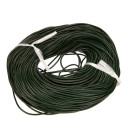 90m leather rope, 2mm, green
