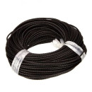 5m leather rope, 3mm, black