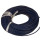 5m leather rope, 3mm, blue