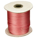 Wax ribbon, 80m roll, 2mm, Pink