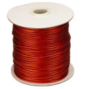 Wax ribbon, 80m roll, 2mm, red