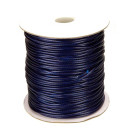 Wax ribbon, 80m roll, 2mm, blue