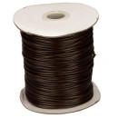 Wax ribbon, 80m roll, 3mm, brown